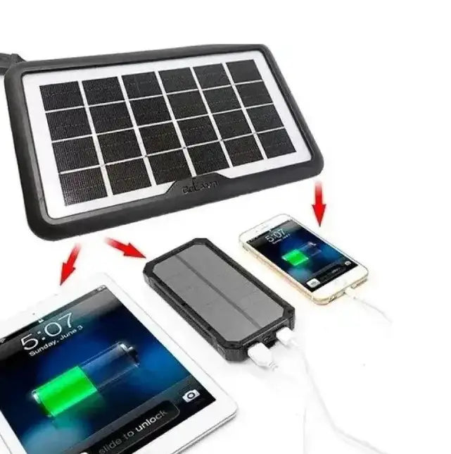 Соларен панел 6V-7W в комплект с мобилна батерия 8000 mAh