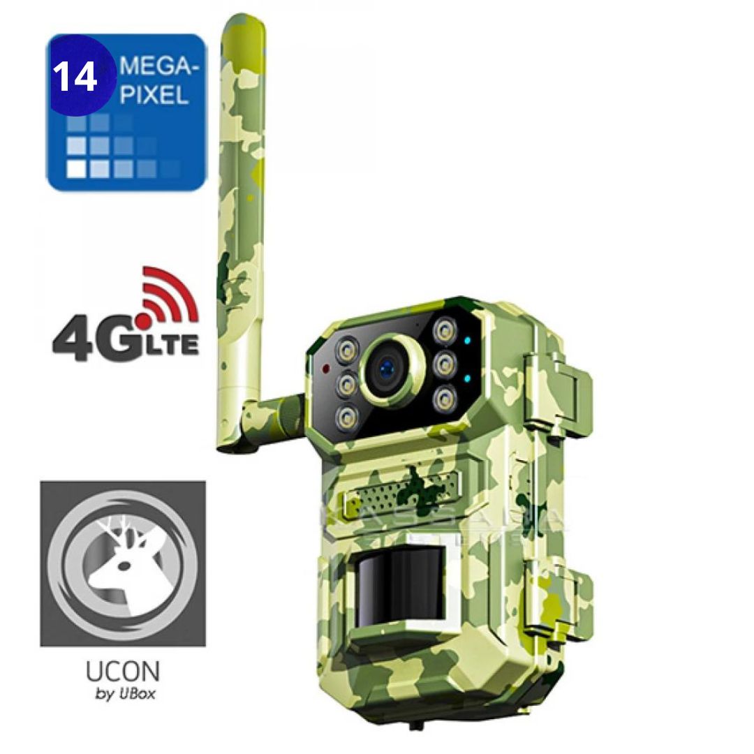 Соларна 4G ловна камера с HD Night Vision и 14MP камера