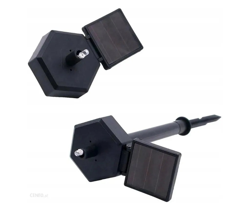 Комплект 4 броя соларни градински лампи с животни