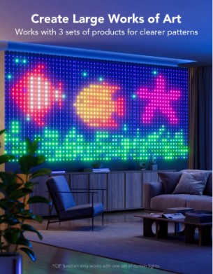 Smart Led завеса с управление от телефон или дистанционно