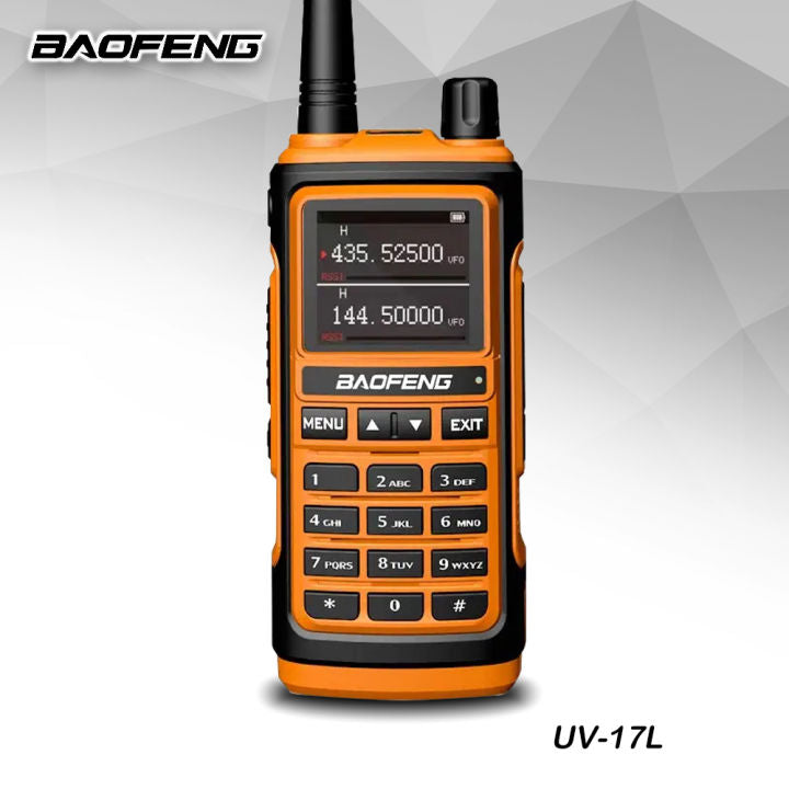 Baofeng UV-17 в оранжев цвят – изглед отпред