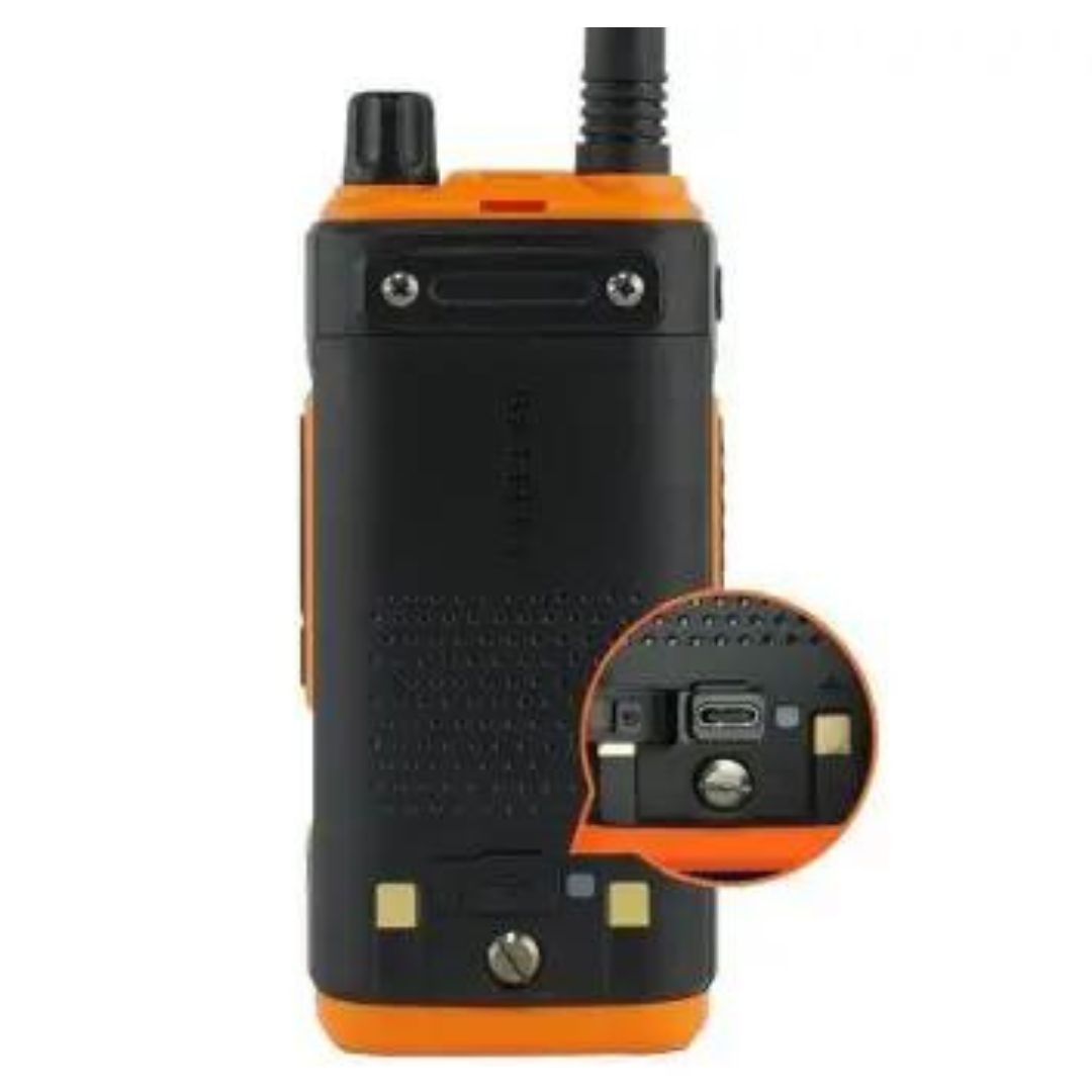 Baofeng UV-17 отзад – Type-C порт за зареждане на батерията
