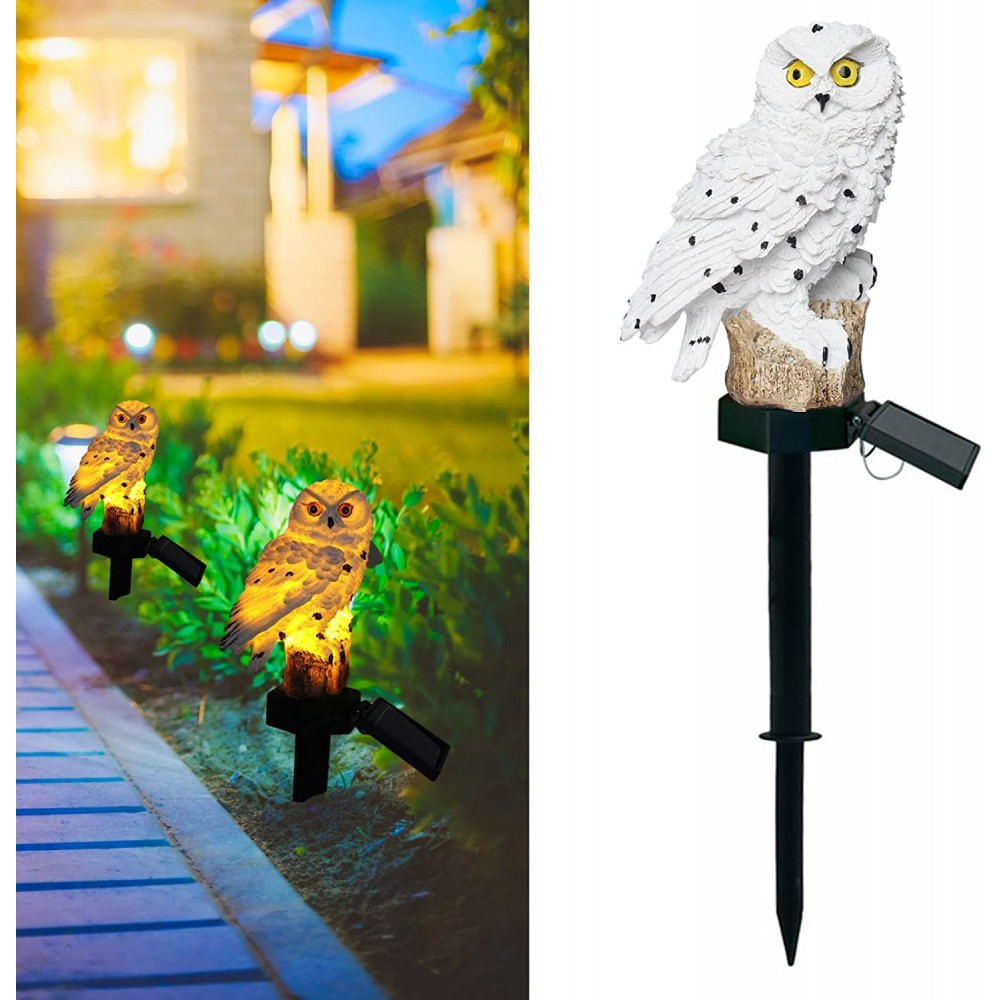 Комплект 4 броя соларни градински лампи с животни