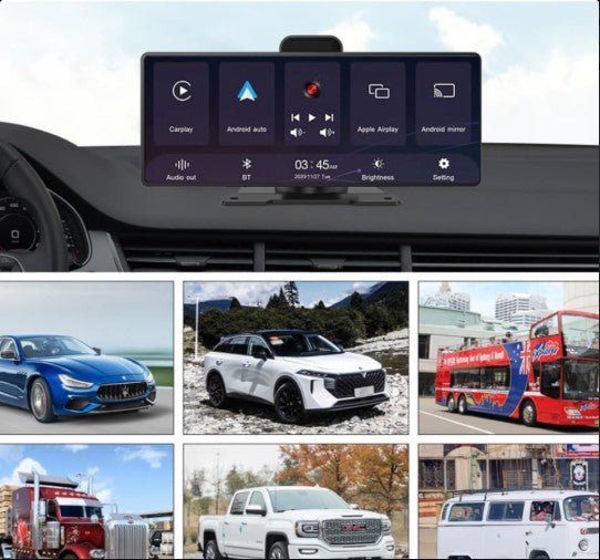Универсална навигация за кола с android и apple car play CJ-PTC212 10.26 INCH